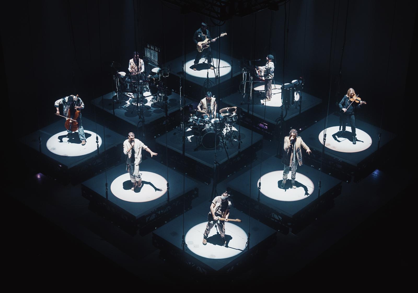 Large venue event production with LED screens